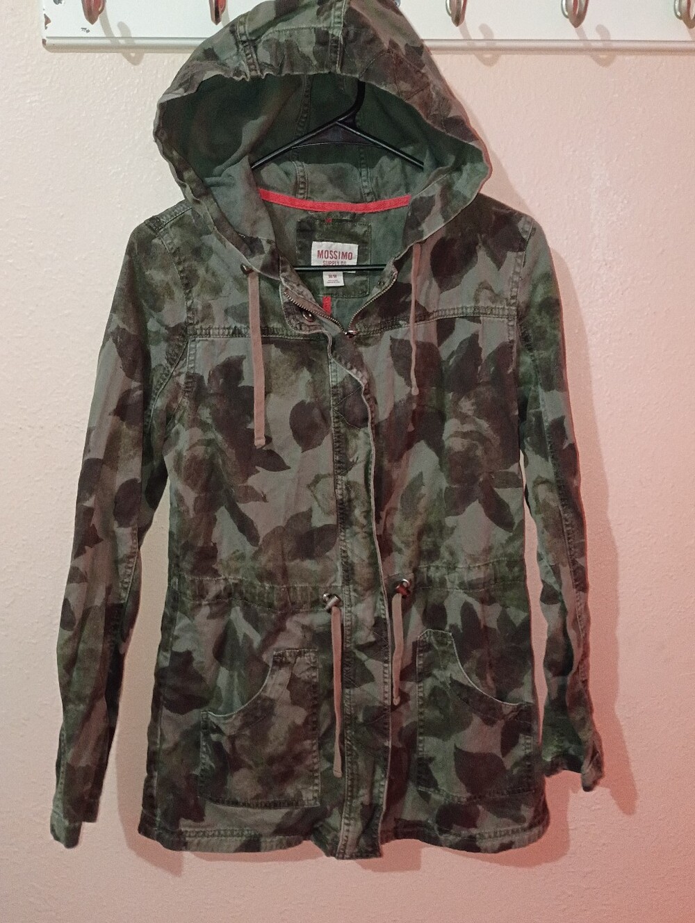 Mossimo Supply Co. Size Medium Green  Hooded Utility Jacket
